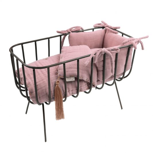 Numero 74 Doll Metal Crib Set - Dusty Pink