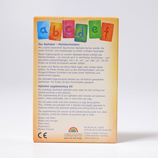Grimm's Waldorf Alphabet Cards - Supplementary Kit