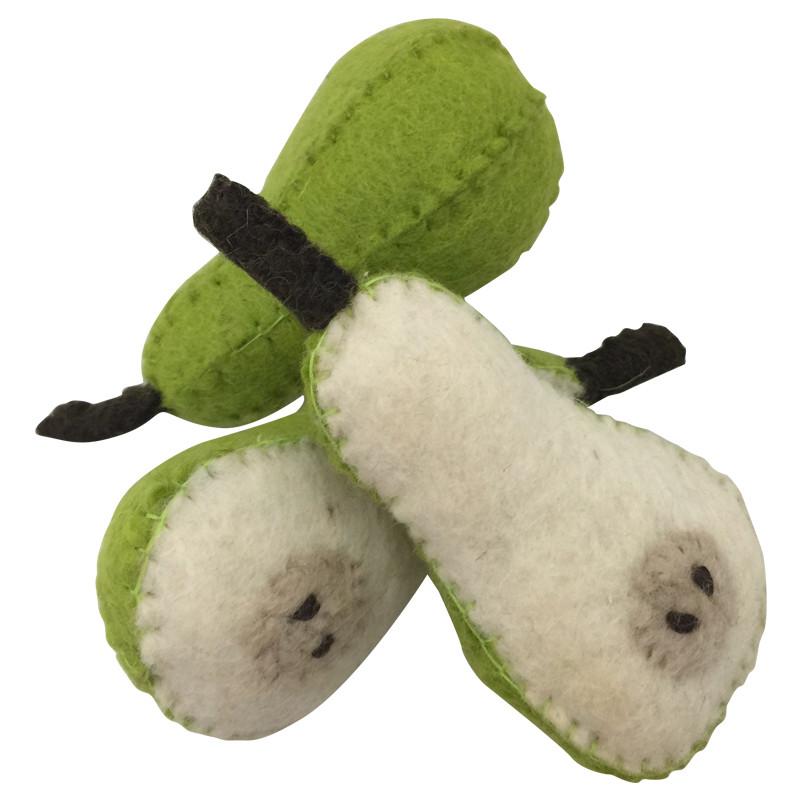 Papoose felt wool pears