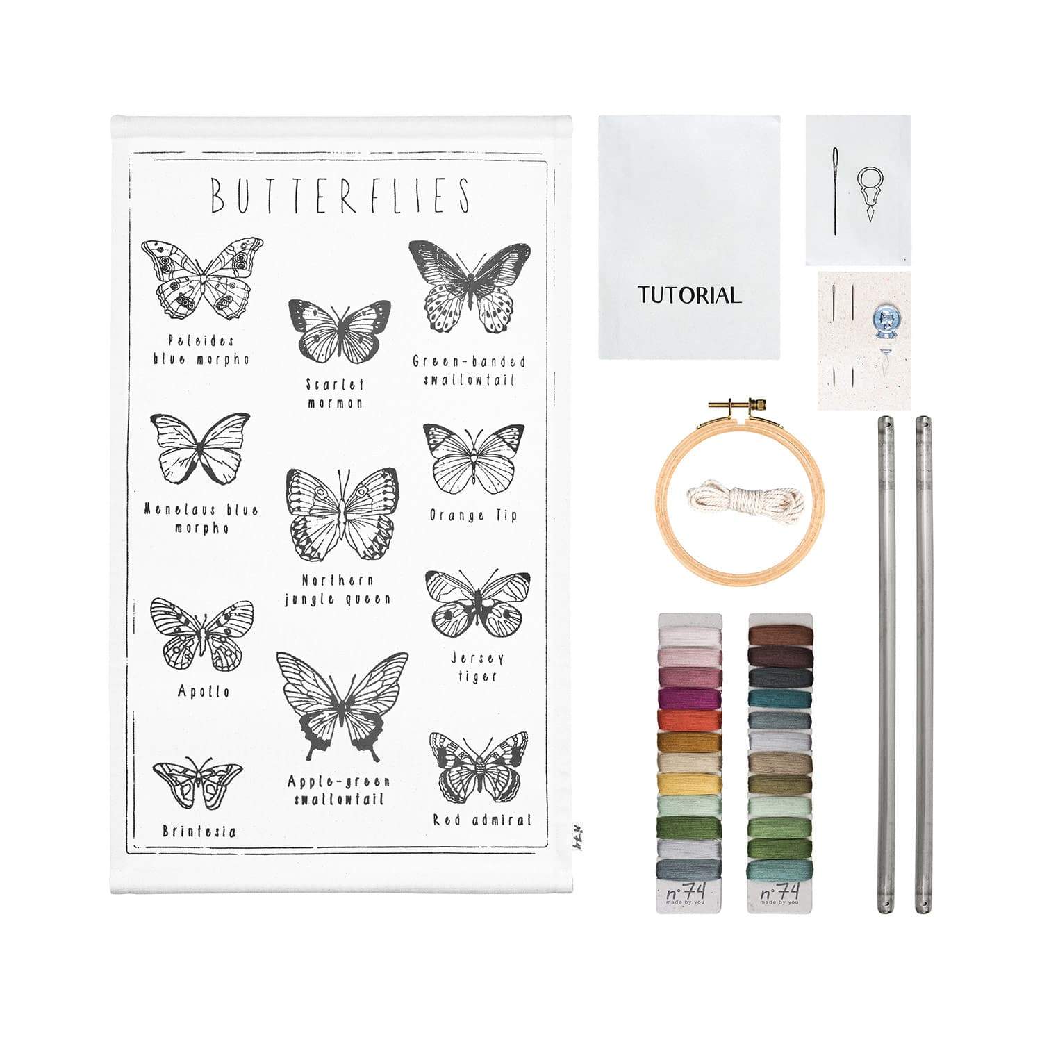 Numero 74 School Poster Kit - Butterflies