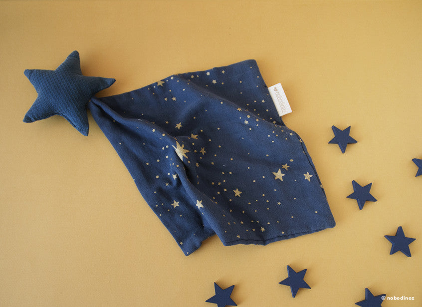 Nobodinoz Star Doudou Gold Stella/Night Blue