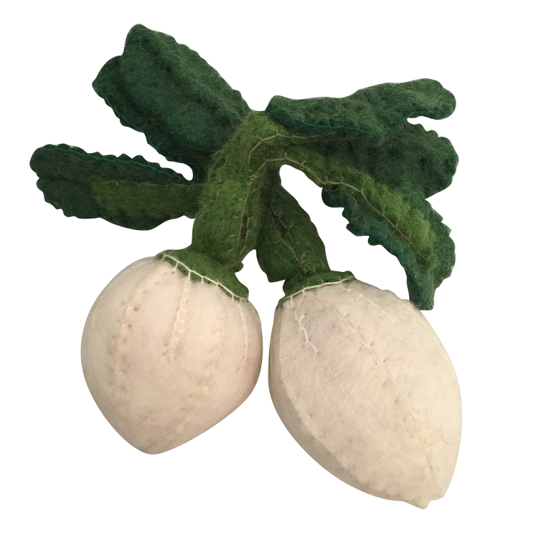 Papoose wool felt food - turnip